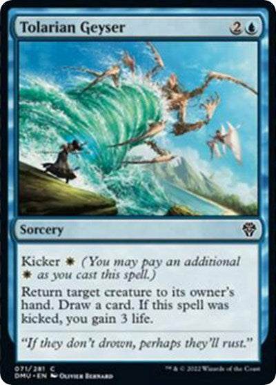 2022 Magic: Dominaria United (DMU) - Tolarian Geyser (#71, Common)