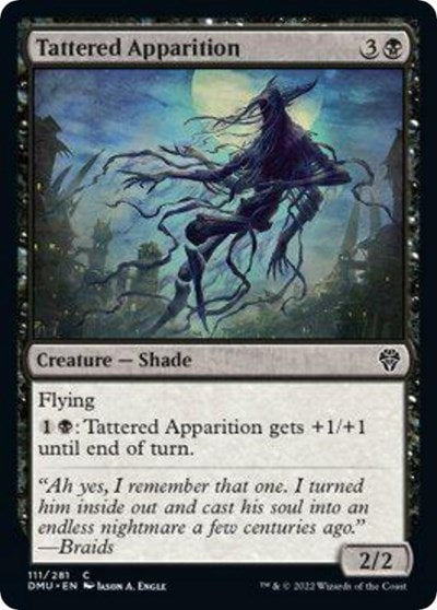 Tattered Apparition (DMU) #111 Common Dominaria United Magic: The Gathering: 2022