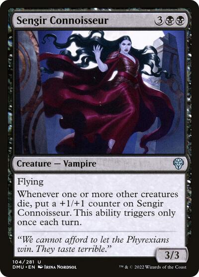 2022 Magic: Dominaria United (DMU) - Sengir Connoisseur (#104, Uncommon)