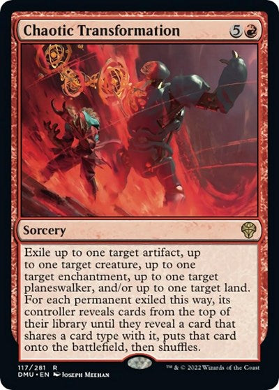 Chaotic Transformation (DMU) #117 Rare (Lightly Played) Dominaria United Magic: The Gathering: 2022