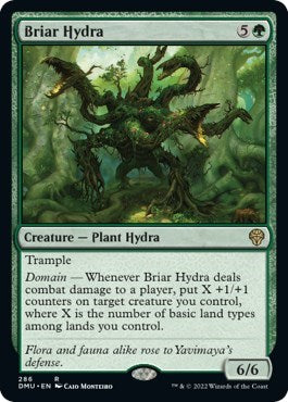 2022 Magic: Dominaria United (DMU) - Briar Hydra 286 (#286, Rare) (Lightly Played)