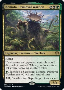Nemata Primeval Warden (DMU) #209 Rare Dominaria United Magic: The Gathering: 2022