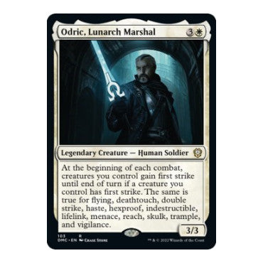 Odric Lunarch Marshal (DMC) #103 Rare (Lightly Played) Commander: Dominaria United Magic: The Gathering: 2022
