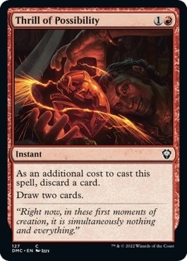 Thrill of Possibility (DMC) #127 Common (Lightly Played) Commander: Dominaria United Magic: The Gathering: 2022