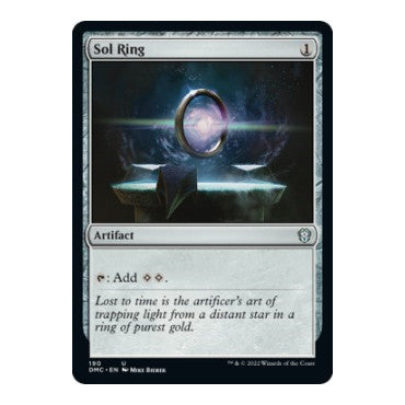 Sol Ring (DMC) #190 Uncommon (Lightly Played) Commander: Dominaria United Magic: The Gathering: 2022