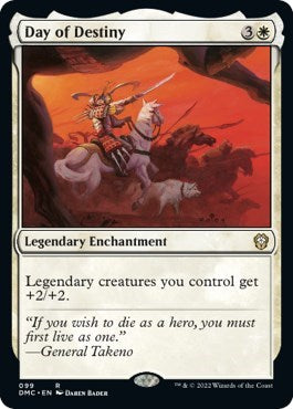 Day of Destiny (DMC) #99 Rare (Near Mint) Commander: Dominaria United Magic: The Gathering: 2022