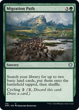 Migration Path (DMC) #135 Uncommon (Moderately Played) Commander: Dominaria United Magic: The Gathering: 2022