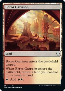 Boros Garrison (DMC) #200 Uncommon (Lightly Played) Commander: Dominaria United Magic: The Gathering: 2022