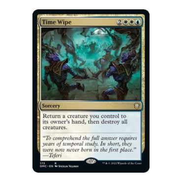 Time Wipe (DMC) #173 Rare (Lightly Played) Commander: Dominaria United Magic: The Gathering: 2022