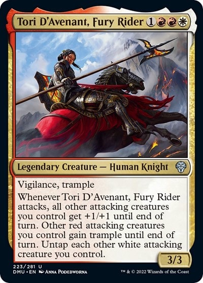 Tori DAvenant Fury Rider (DMU) #223 Uncommon (Lightly Played) Dominaria United Magic: The Gathering: 2022