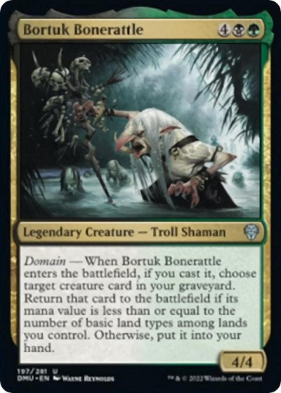 Bortuk Bonerattle (DMU) #197 Uncommon (Lightly Played) Dominaria United Magic: The Gathering: 2022