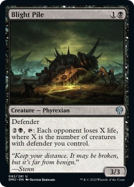 2022 Magic: Dominaria United (DMU) - Blight Pile (#82, Uncommon)