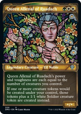 Queen Allenal of Ruadach Showcase (DMU) #309 Uncommon Dominaria United Magic: The Gathering: 2022