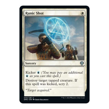 Runic Shot (DMU) #30 Uncommon Dominaria United Magic: The Gathering: 2022