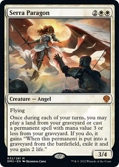 Serra Paragon (DMU) #32 Mythic Rare (Lightly Played) Dominaria United Magic: The Gathering: 2022