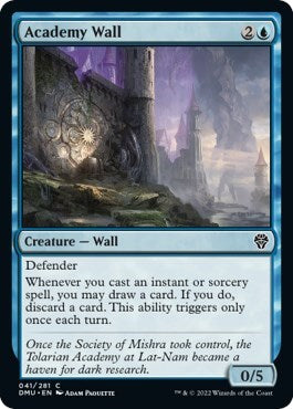 Academy Wall (DMU) #41 Common Dominaria United Magic: The Gathering: 2022