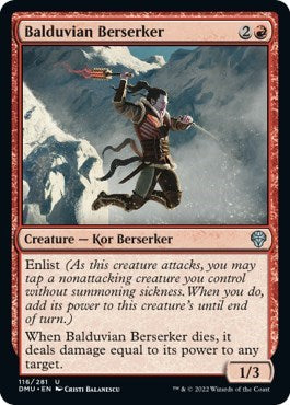Balduvian Berserker (DMU) #116 Uncommon Dominaria United Magic: The Gathering: 2022