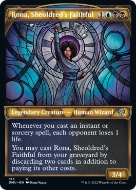 Rona Sheoldreds Faithful Showcase (DMU) #315 Uncommon Dominaria United Magic: The Gathering: 2022