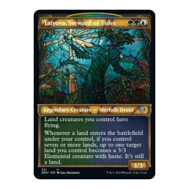 Tatyova Steward of Tides Showcase (DMU) #321 Uncommon Dominaria United Magic: The Gathering: 2022