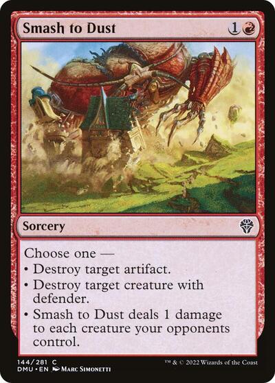 Smash to Dust (DMU) #144 Common Dominaria United Magic: The Gathering: 2022