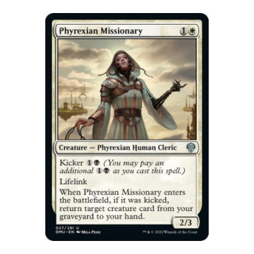 Phyrexian Missionary (DMU) #27 Uncommon Dominaria United Magic: The Gathering: 2022