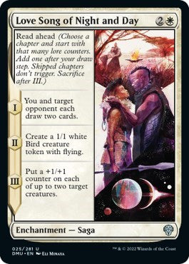 2022 Magic: Dominaria United (DMU) - Love Song of Night and Day (#25, Uncommon)