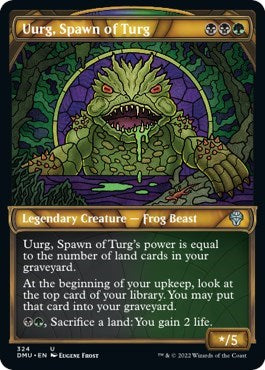 Uurg Spawn of Turg Showcase (DMU) #324 Uncommon Dominaria United Magic: The Gathering: 2022