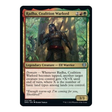 Radha Coalition Warlord (DMU) #211 Uncommon Dominaria United Magic: The Gathering: 2022