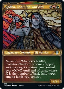 Radha Coalition Warlord Showcase (DMU) #310 Uncommon Dominaria United Magic: The Gathering: 2022