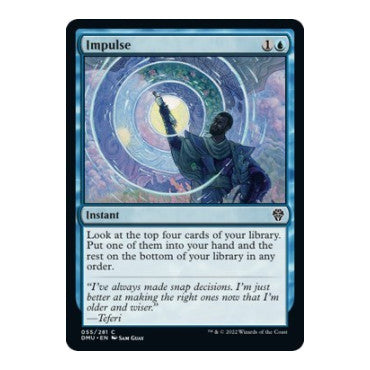 Impulse (DMU) #55 Common Dominaria United Magic: The Gathering: 2022