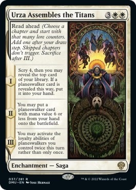 Urza Assembles the Titans (DMU) #37 Rare Dominaria United Magic: The Gathering: 2022