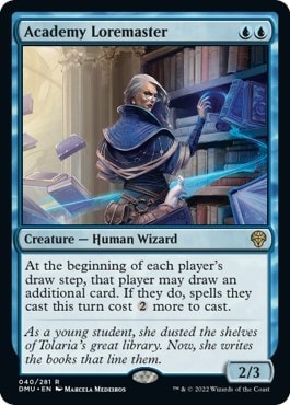 Academy Loremaster (DMU) #40 Rare Dominaria United Magic: The Gathering: 2022