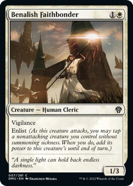Benalish Faithbonder (DMU) #7 Common Dominaria United Magic: The Gathering: 2022
