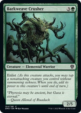 Barkweave Crusher (DMU) #154 Common (Lightly Played) Dominaria United Magic: The Gathering: 2022