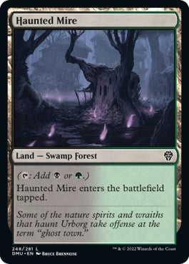 2022 Magic: Dominaria United (DMU) - Haunted Mire (#248, Land) (Lightly Played)