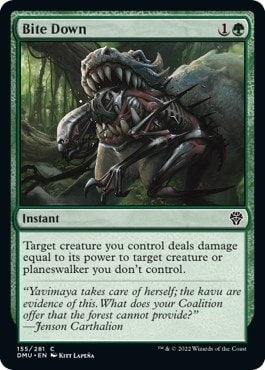 Bite Down (DMU) #155 Common Dominaria United Magic: The Gathering: 2022