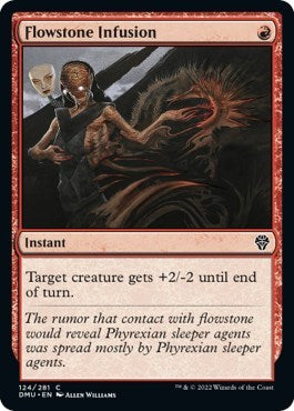 2022 Magic: Dominaria United (DMU) - Flowstone Infusion (#124, Common)