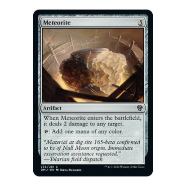 Meteorite (DMU) #235 Common Dominaria United Magic: The Gathering: 2022