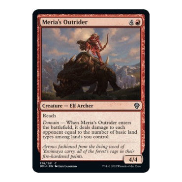 Merias Outrider (DMU) #138 Common Dominaria United Magic: The Gathering: 2022