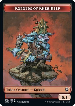 Kobolds of Kher Keep Token (DMC) #13 T (Lightly Played) Commander: Dominaria United Magic: The Gathering: 2022