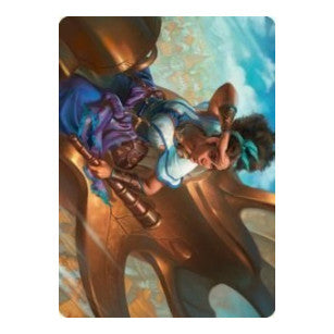 Talas Lookout Art Card (ASDMU) #17 Special (Lightly Played) Art Series: Dominaria United Magic: The Gathering: 2022