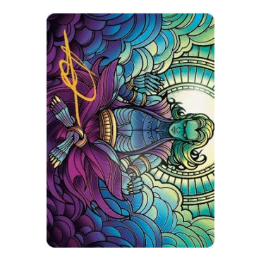 Zur, Eternal Schemer Art Card (81/81) (Gold-Stamped Signature) (ASDMU) #81 Special (Lightly Played) Art Series: Dominaria United Magic: The Gathering: 2022