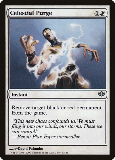 Celestial Purge (CON) #5 Uncommon (Lightly Played) Conflux Magic: The Gathering: 2009