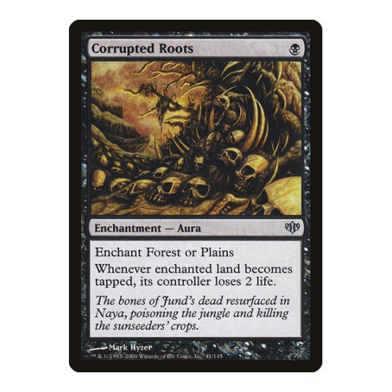 Corrupted Roots (CON) #41 Uncommon (Damaged) Conflux Magic: The Gathering: 2009