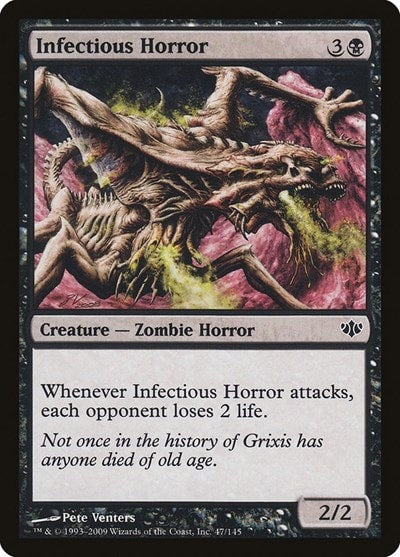 Infectious Horror (CON) #47 Common (Lightly Played) Conflux Magic: The Gathering: 2009