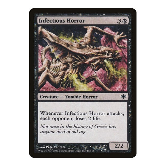 Infectious Horror (CON) #47 Common (Lightly Played) Conflux Magic: The Gathering: 2009
