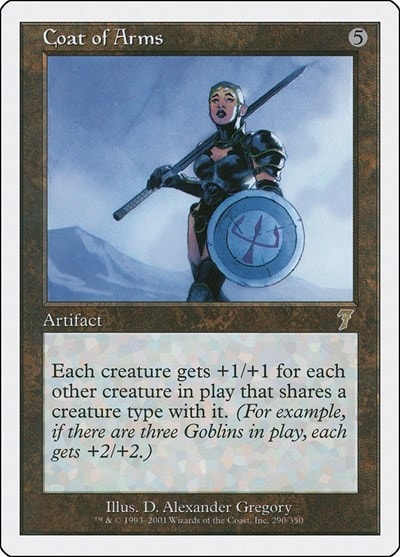 Coat of Arms (7ED) #290 Rare (Near Mint) 7th Edition Magic: The Gathering: 2001