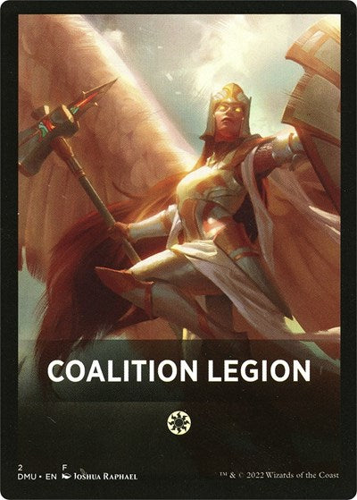 Coalition Legion Theme Card (DMU) #2 T Dominaria United Magic: The Gathering: 2022