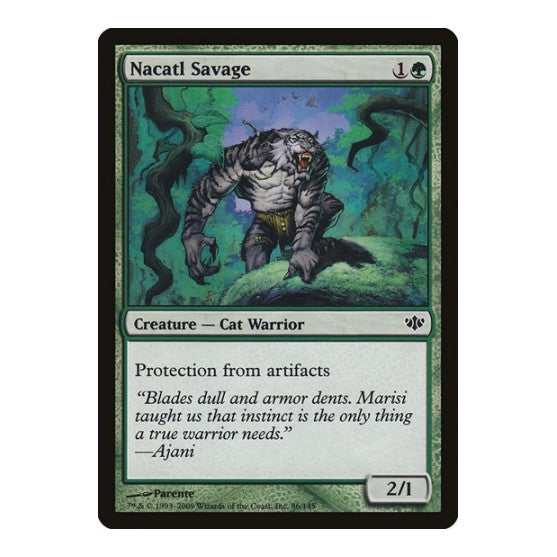 Nacatl Savage (CON) #86 Common (Lightly Played) Conflux Magic: The Gathering: 2009