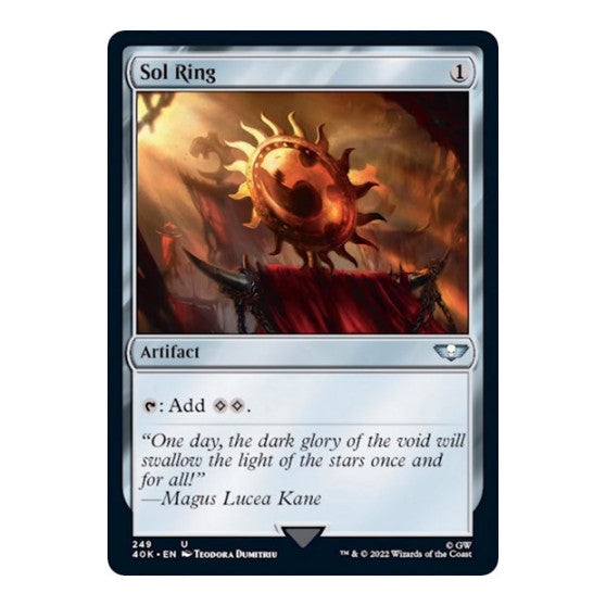 Sol Ring 249 (40K) #249 Uncommon Universes Beyond: Warhammer 40,000 Magic: The Gathering: 2022